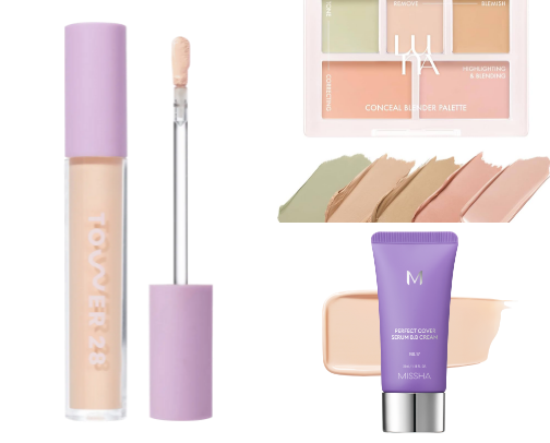 my daily makeup routine! cover photo collage
