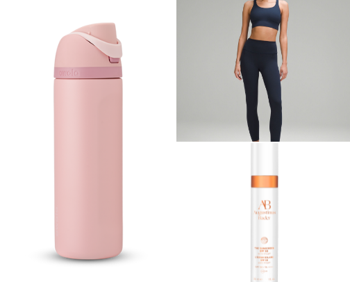 Bodycare and skincare cover photo collage