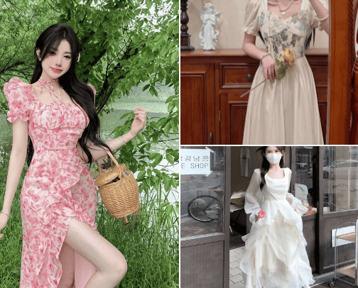Dress korea❤ cover photo collage