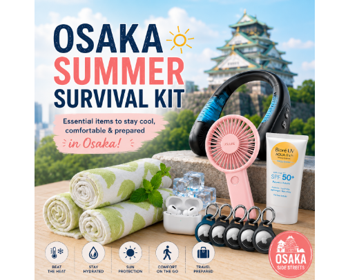Osaka Summer Survival Kit ☀️🇯🇵 cover photo collage
