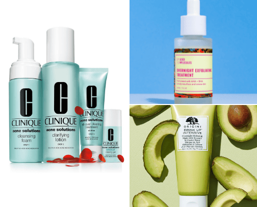 Face products cover photo collage