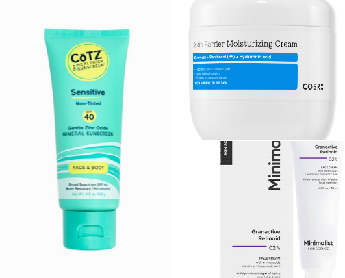 Allergy friendly skincare and Makeup cover photo collage