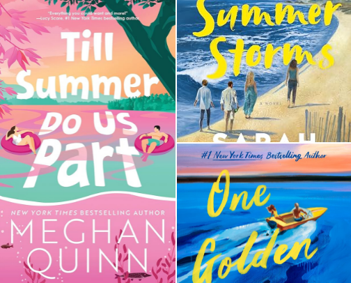 Wrap Up Summer 2025 with These Bestselling Romance Reads cover photo collage