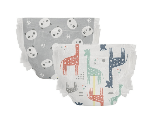 Diapers for babies cover photo collage