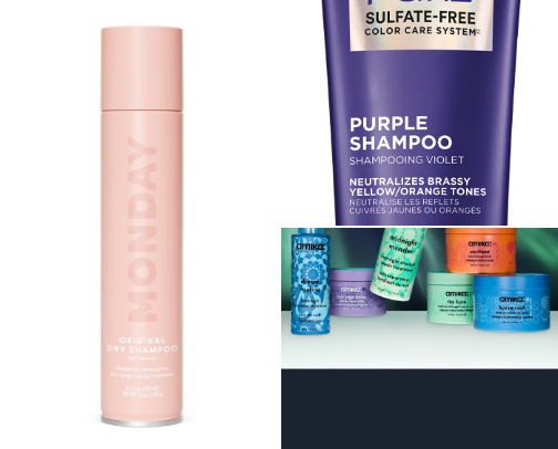 Hair Product recs cover photo collage