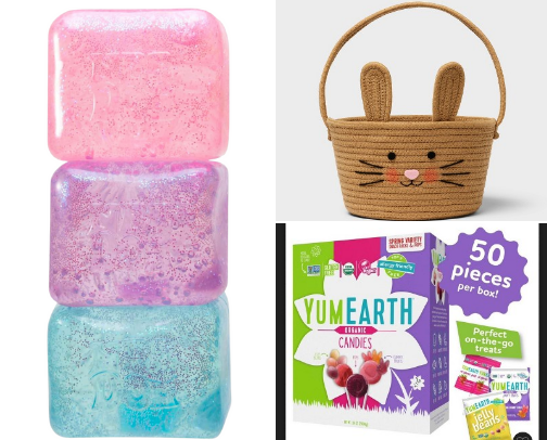 Target Easter Basket Stuffers Girls Actually Use (Not Just Candy + Clutter) cover photo collage