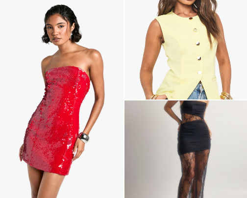 Christmas night out inspo🎄🎅🏼✨ cover photo collage