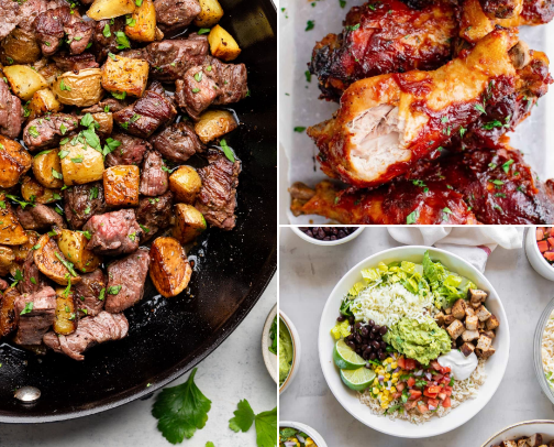 Easy Weeknight Meals You’ll Love! cover photo collage