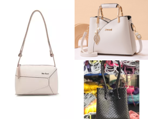 Beautiful and elegant collection of women's bags cover photo collage