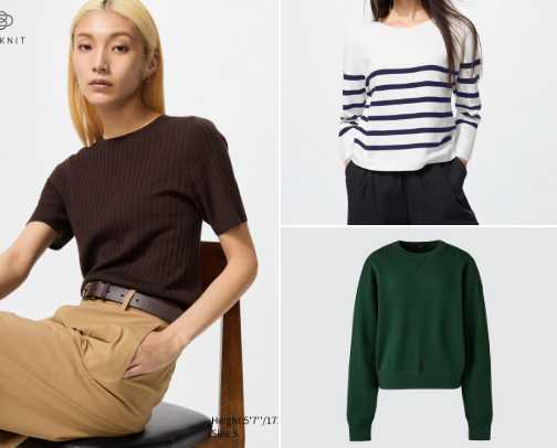 Sweaters and cardigans cover photo collage