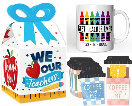Teacher Appreciation Gifts cover photo collage