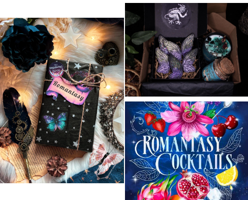For when you're craving more romantasy... cover photo collage