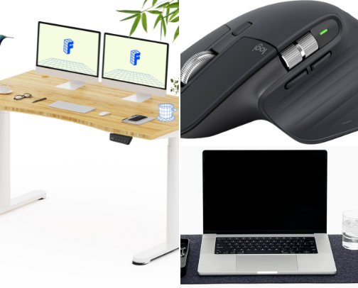 The Japandi Workspace: Curating a Minimalist, High-Performance Desk Setup cover photo collage