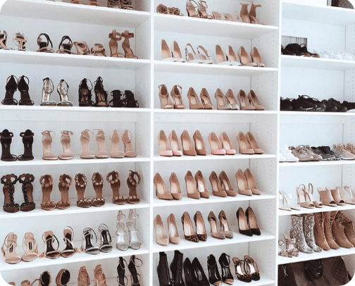 Shoes cover photo collage