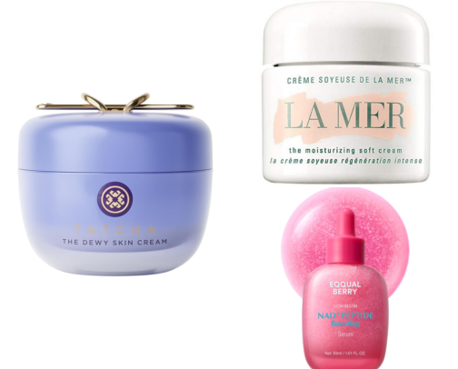 Skincare routine cover photo collage
