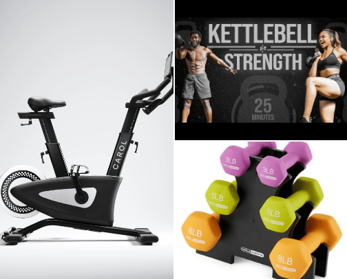 Home workout cover photo collage