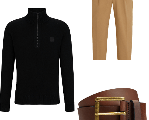 Hugo Boss Fit cover photo collage
