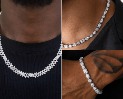 jewelry for man cover photo collage