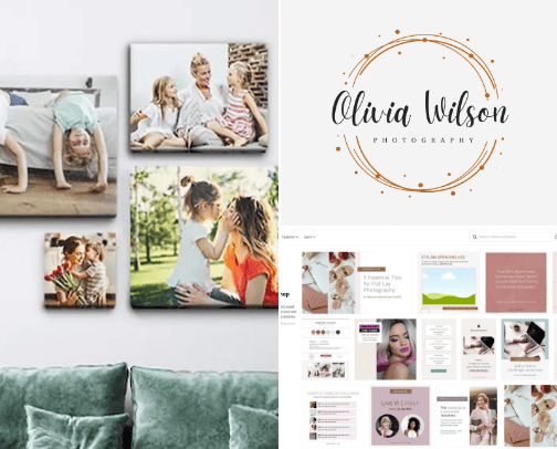 Canva cover photo collage