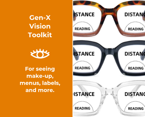 Gen-X Vision Toolkit (Menus, Makeup & More) cover photo collage