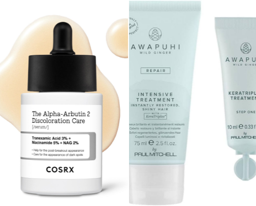 Skin care cover photo collage
