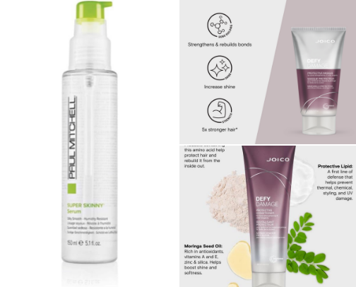 My favorite hair products cover photo collage