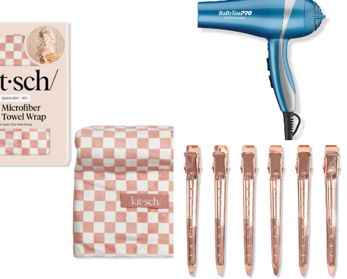 Salon Blowout At Home cover photo collage