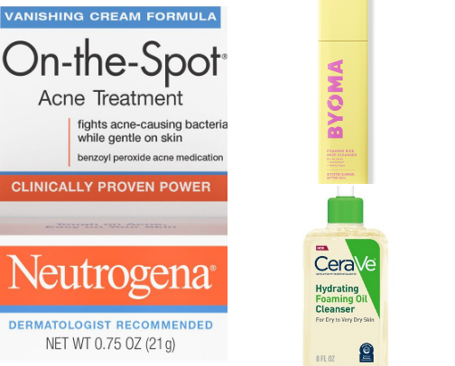 Affordable but high quality skincare cover photo collage