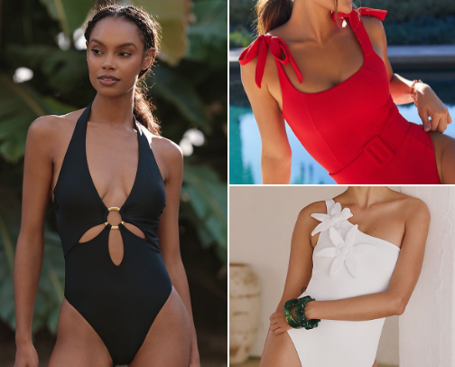 Women's Swimsuits cover photo collage