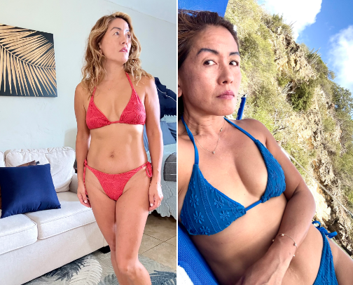 swimwear cover photo collage