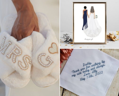 Wedding Gifts for Bridesmaids & Family cover photo collage