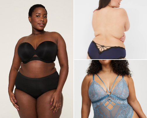 Plus Size "Unmentionables" cover photo collage