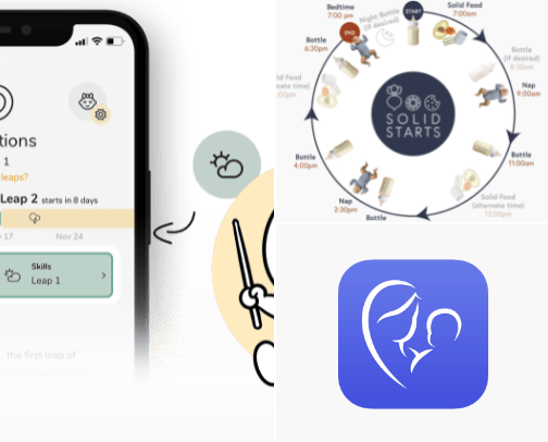 Helpful baby Apps✨ cover photo collage