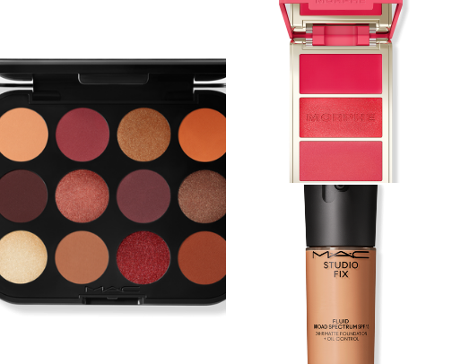 💋 Bold & Radiant Red-Pink Makeup Kit cover photo collage
