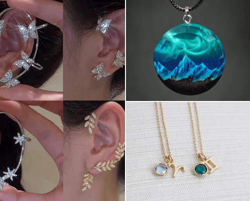 jewelry💜 cover photo collage