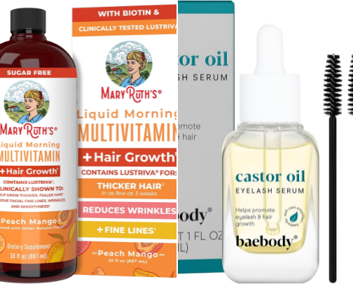 Best hair growth products cover photo collage