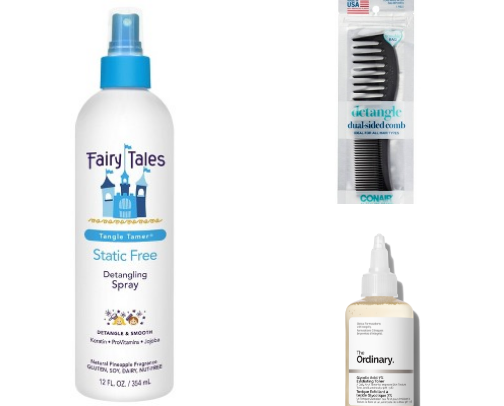 My Curly Girl Routine cover photo collage