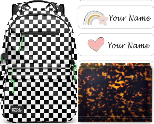 Back to School Supplies cover photo collage