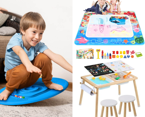 Montessori-Inspired Playroom: Fun & Functional Finds cover photo collage