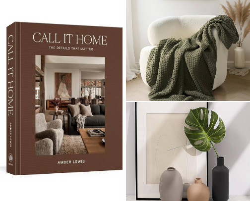 my neutral/organic aesthetic home decor picks🖤 cover photo collage
