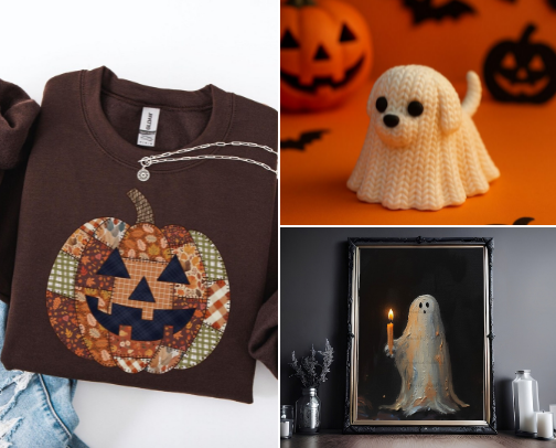 Spooky Finds cover photo collage
