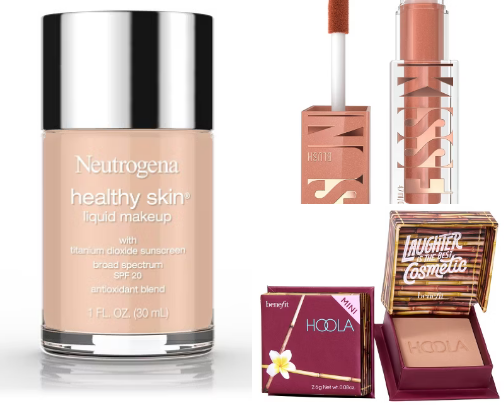 clean girl makeup cover photo collage