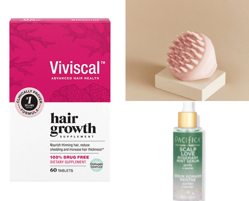 Products for Hair Loss cover photo collage