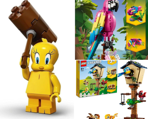 LEGO Birds of a Feather Building Sets for fun and education cover photo collage