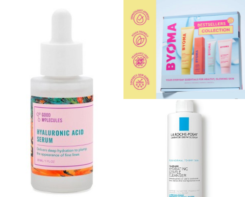 Affordable skincare cover photo collage