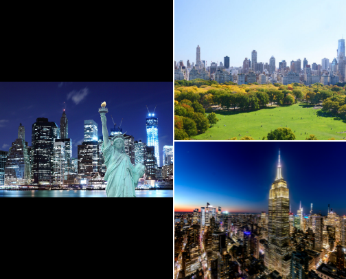 Best NY places to visit🩷 cover photo collage