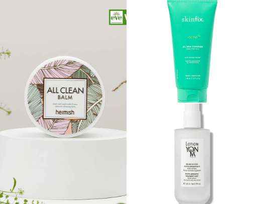 Normal to Oily Skincare Products. My Routine. cover photo collage