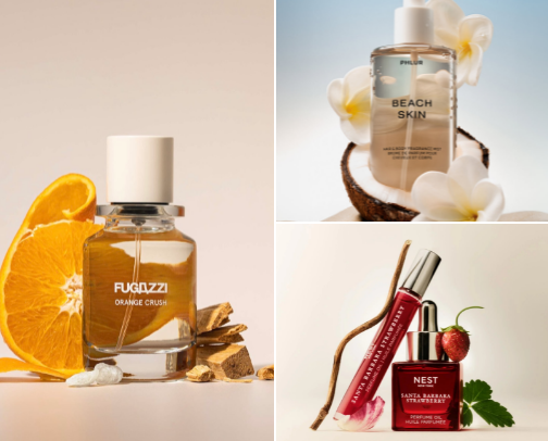 Must have summer fragrances cover photo collage