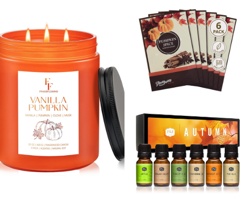 Cozy Fall Home Fragrances That Smell Like Pumpkin Spice & Everything Nice 🎃🍁 cover photo collage