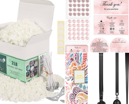 Stuff to start candle business today cover photo collage